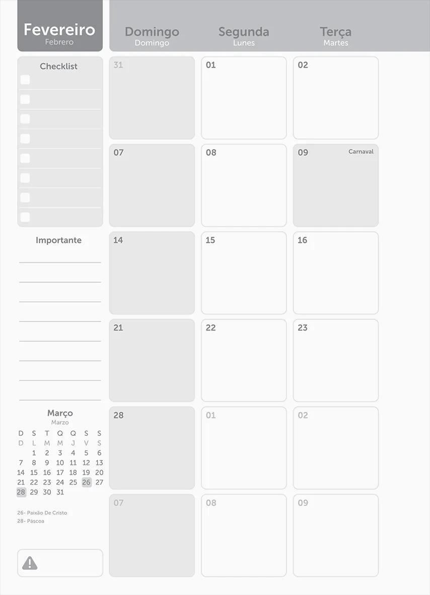 AGENDA PLANEJAMENTO LOMB QUAD 175X242MM 80 FOLHAS - LIBERTY — miniatura 4