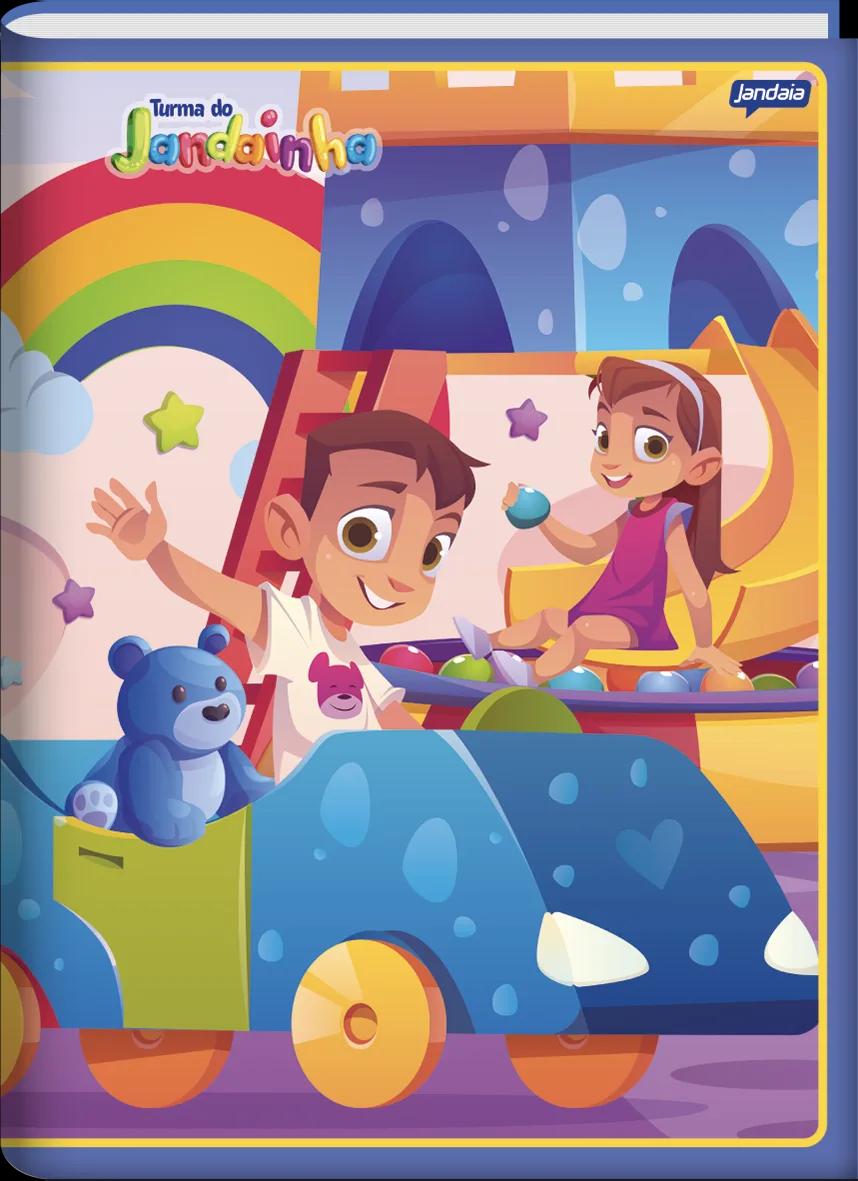 CADERNO BROCHURA UNIVERSITÁRIO CAPA DURA 48 FOLHAS MASCULINO - JANDAINHA — miniatura 4