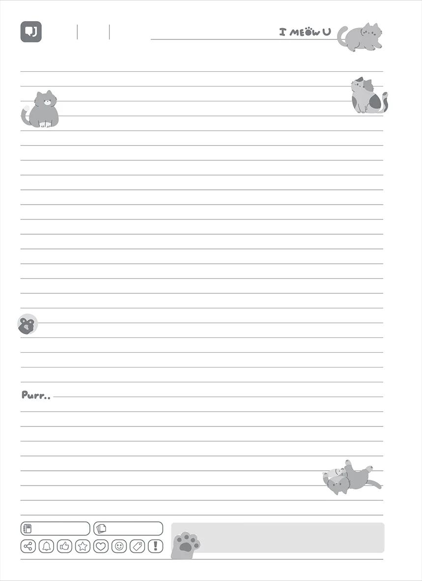 CADERNO ESPIRAL UNIVERSITÁRIO CAPA DURA 10 MATÉRIAS 160 FOLHAS - FUNNY CAT — miniatura 7