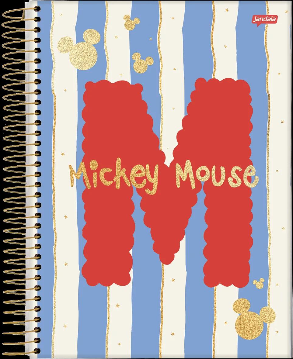 CADERNO ESPIRAL CAPA DURA 10 MATÉRIAS COLLEGE - MICKEY ARTS — miniatura 4