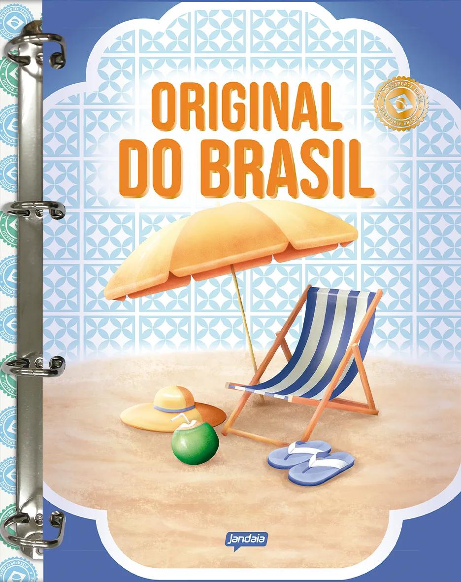 CADERNO COLLEGE CAPA DURA 80 FOLHAS ARGOLADO - PASSAPORTE BRASIL