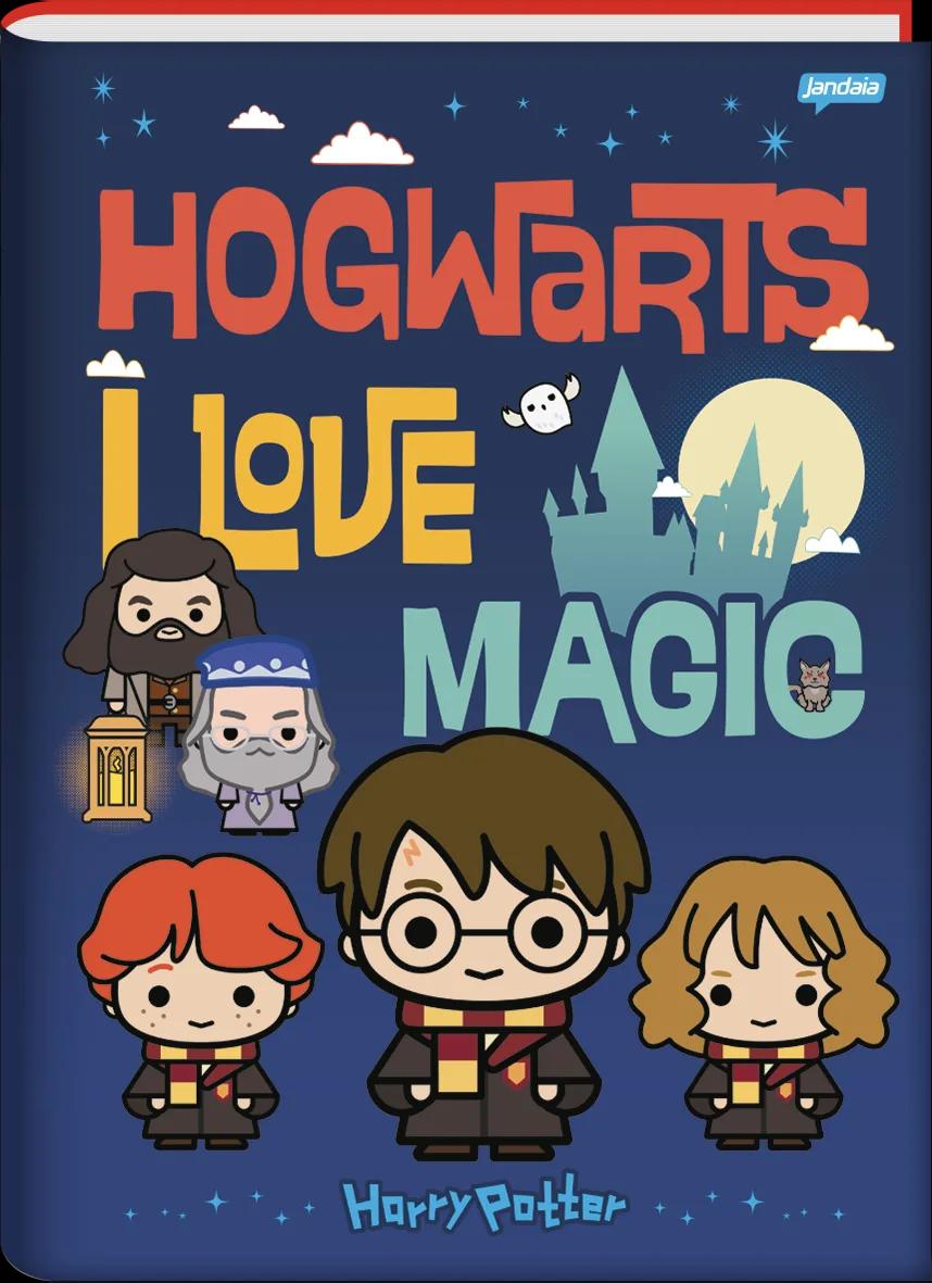 CADERNO BROCHURA CAPA DURA 1/4 96 FOLHAS - HARRY POTTER — miniatura 2