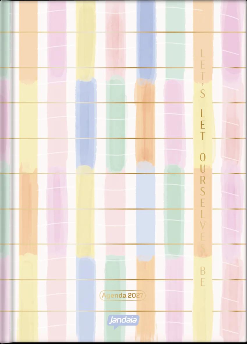 AGENDA DIARIA LOMB QUAD 117X162MM 112 FOLHAS - LA CREME — miniatura 2