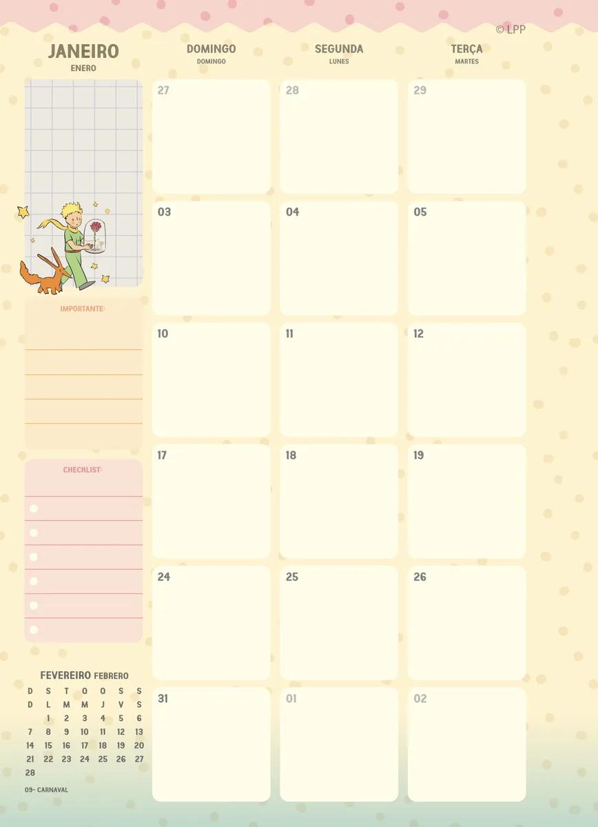 AGENDA PLANEJAMENTO ESPIRAL 175X242MM - O PEQUENO PRINCIPE — miniatura 9