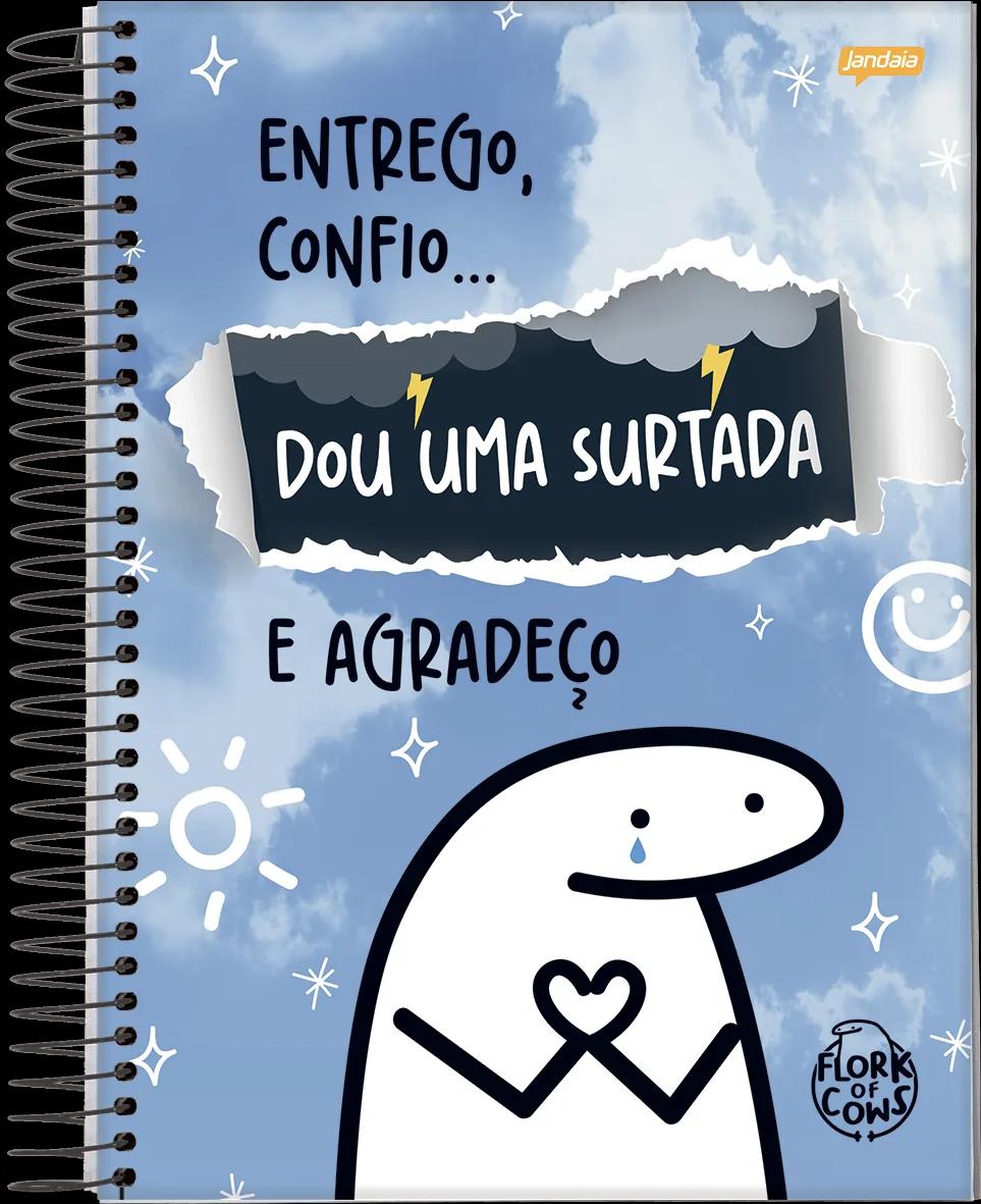 CADERNO ESPIRAL UNIVERSITÁRIO CAPA DURA 12 MATÉRIAS 192 FOLHAS - FLORK — miniatura 2