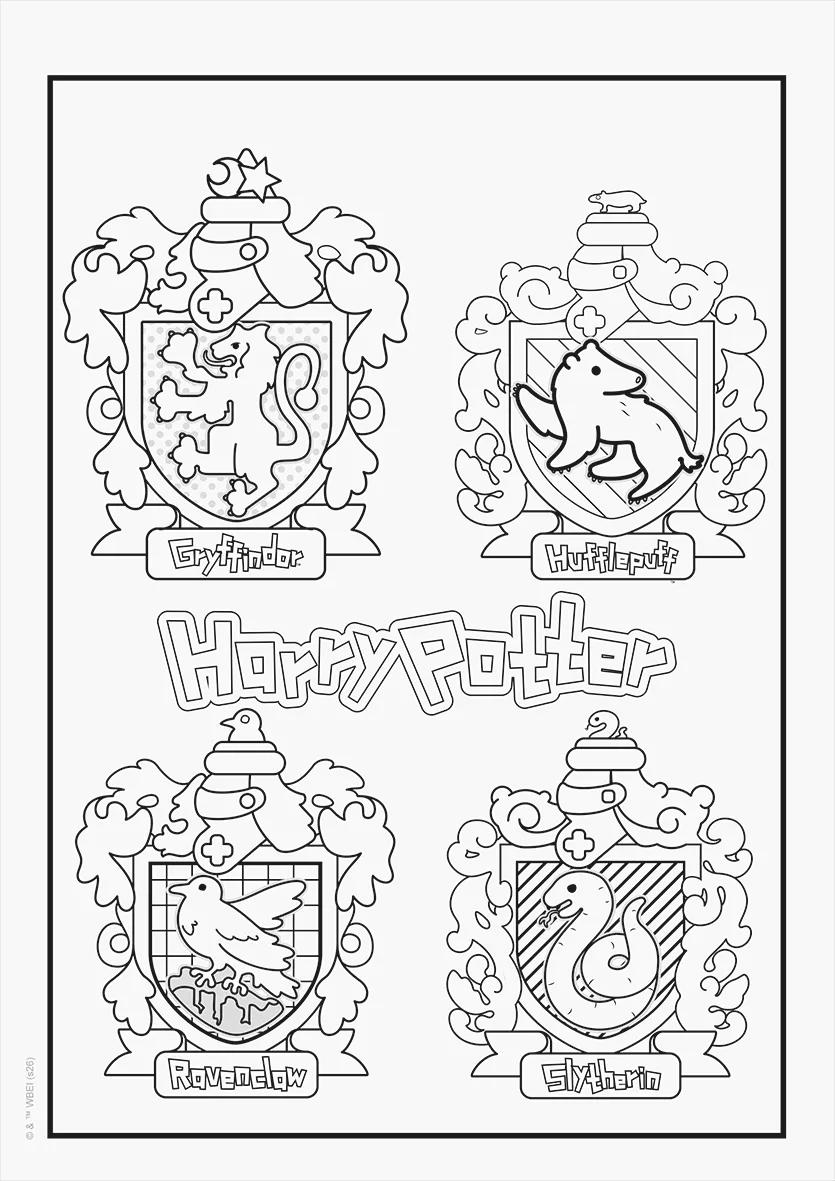 FOLHAS ILUSTRAÇÃO 180G A4 - HARRY POTTER — miniatura 2