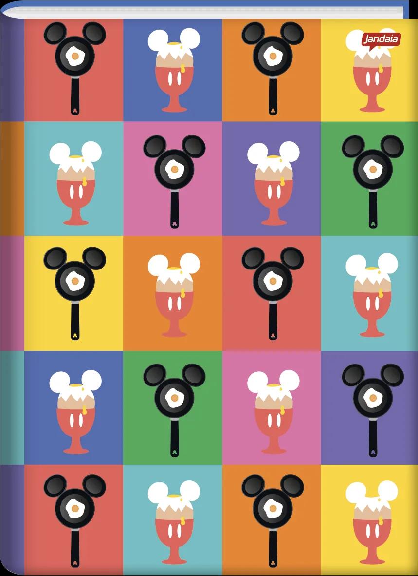 CADERNO BROCHURA CAPA DURA UNIVERSITÁRIO 80 FOLHAS - MICKEY HEADS — miniatura 4