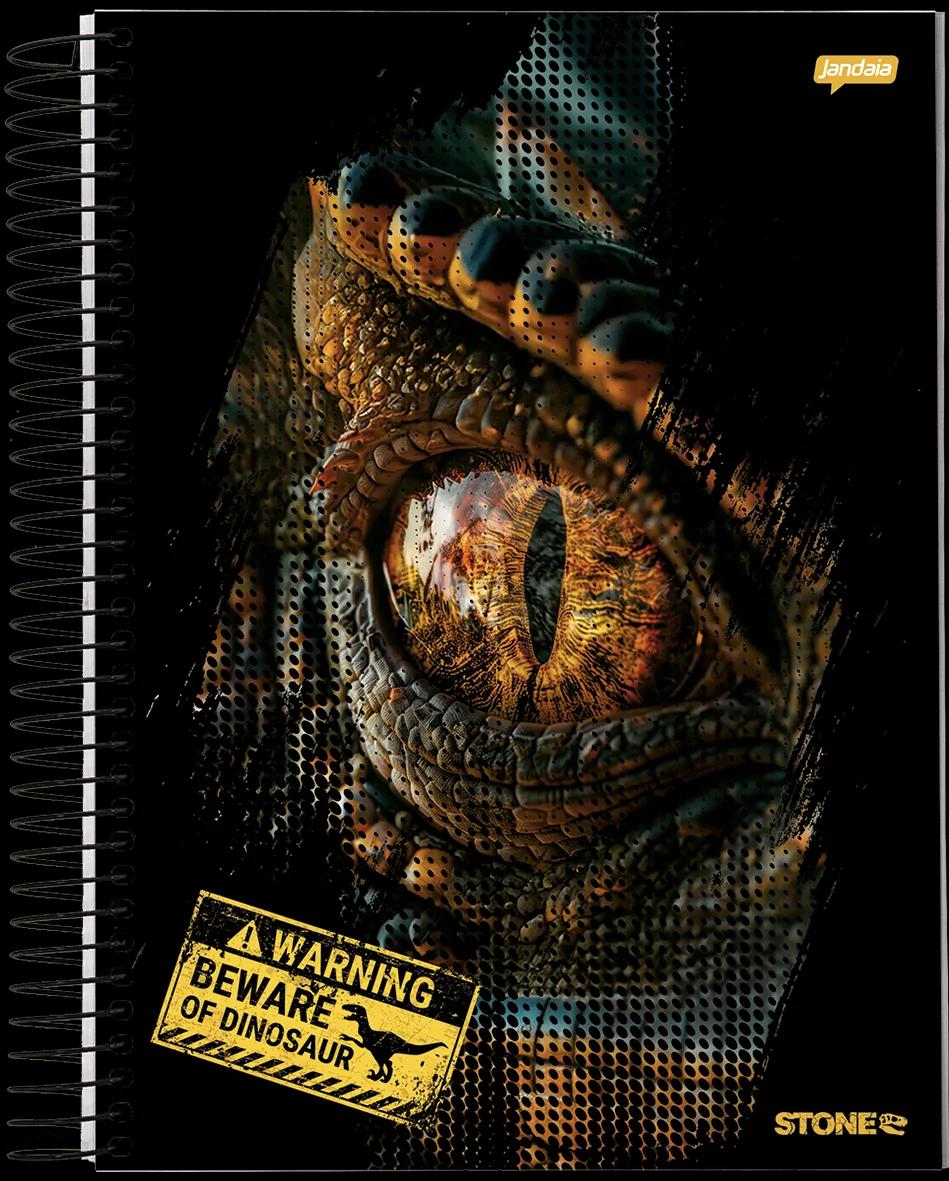 CADERNO ESPIRAL UNIVERSITÁRIO CAPA DURA 01 MATÉRIA 80 FOLHAS -  STONE