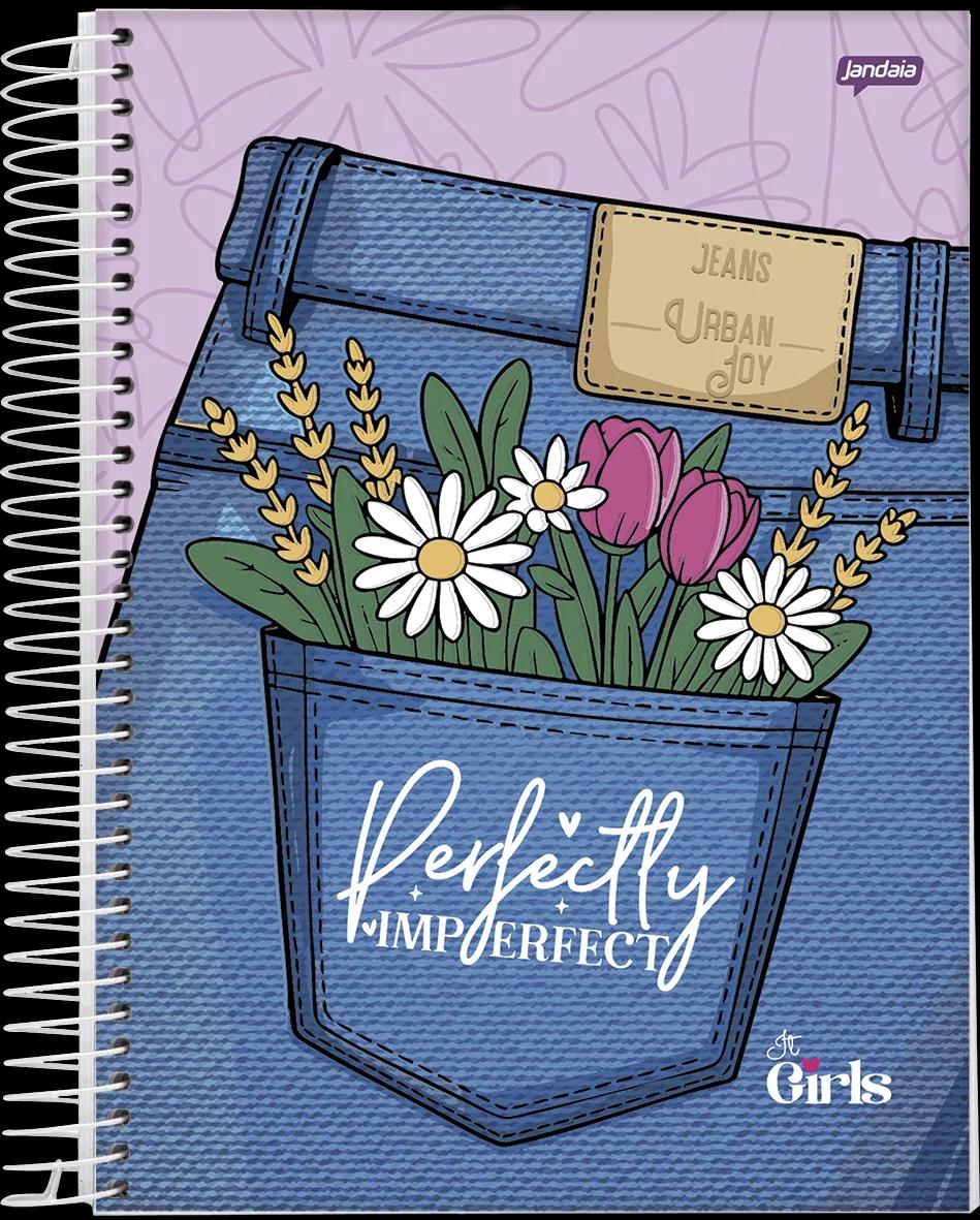 CADERNO ESPIRAL UNIVERSITÁRIO CAPA DURA 01 MATÉRIA 96 FOLHAS -  IT GIRL — miniatura 4