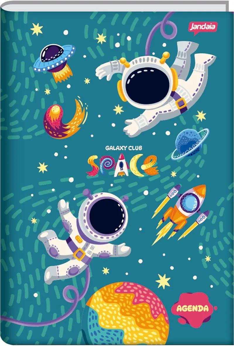 AGENDA PERMANENTE 134X200MM 96FLS - GALAXY CLUB SPACE — miniatura 2
