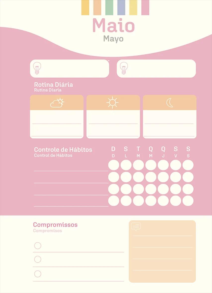 AGENDA DIARIA LOMB QUAD 117X162MM 112 FOLHAS - LA CREME — miniatura 4