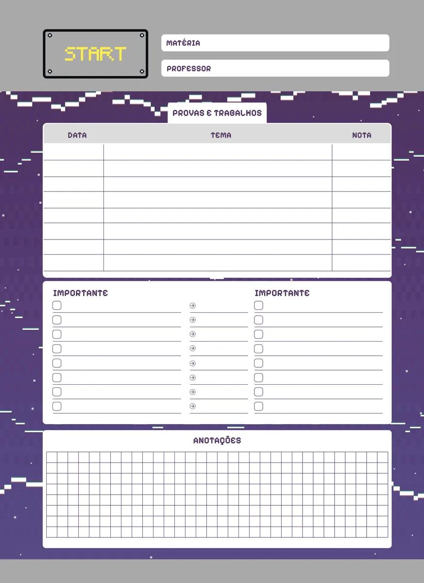 CADERNO ESPIRAL UNIVERSITÁRIO CAPA DURA 10 MATÉRIAS 160 FOLHAS - BITS — miniatura 7