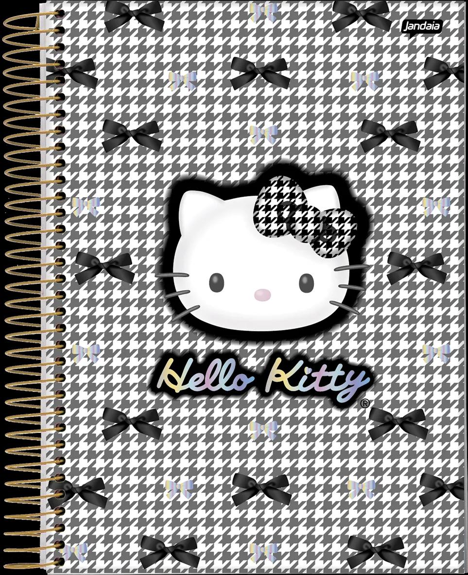 CADERNO ESPIRAL CAPA DURA 1/4 80 FOLHAS - HELLO KITTY — miniatura 4