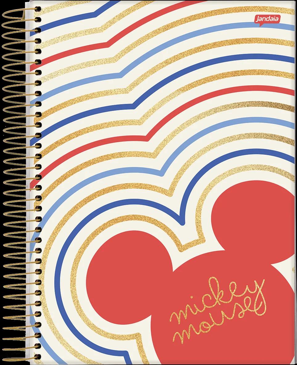 CADERNO ESPIRAL CAPA DURA 01 MATÉRIA COLLEGE - MICKEY ARTS