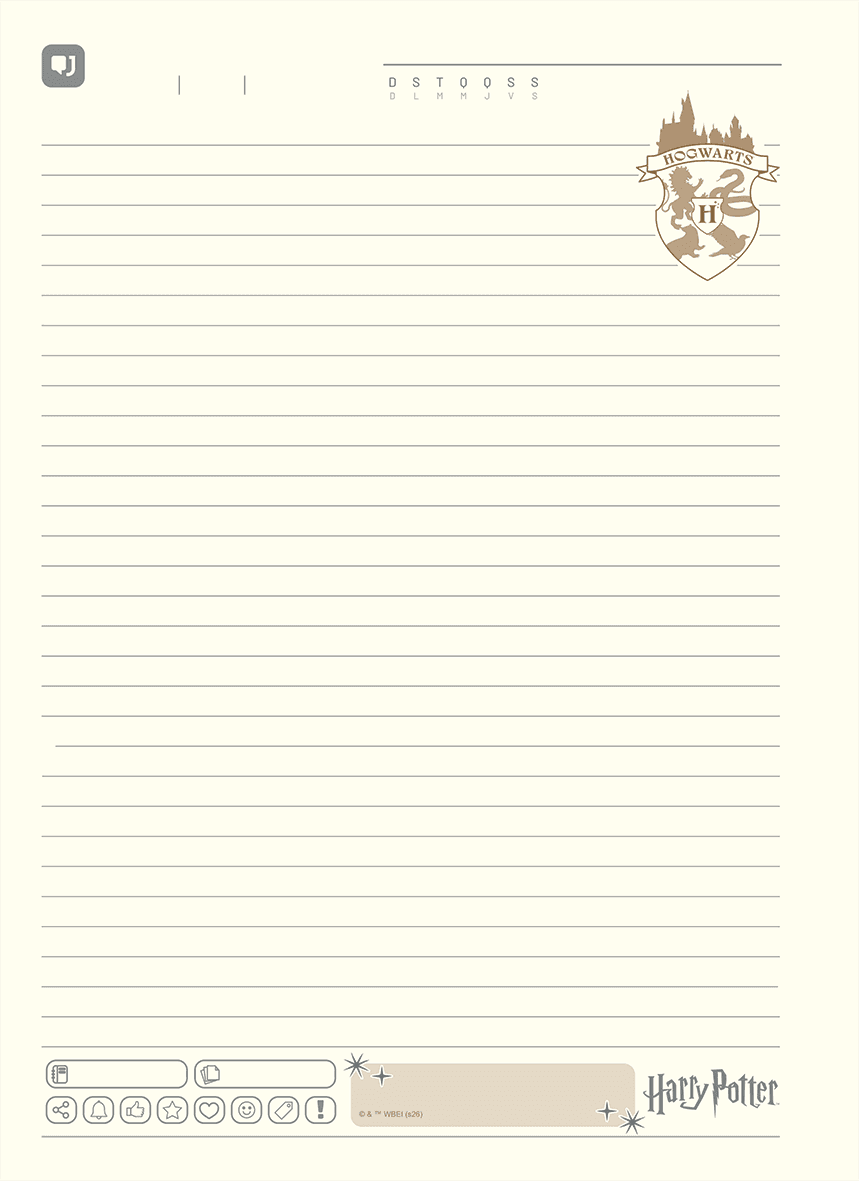 CADERNO ESPIRAL CAPA DURA 1/4 96 FOLHAS - HARRY POTTER — miniatura 7