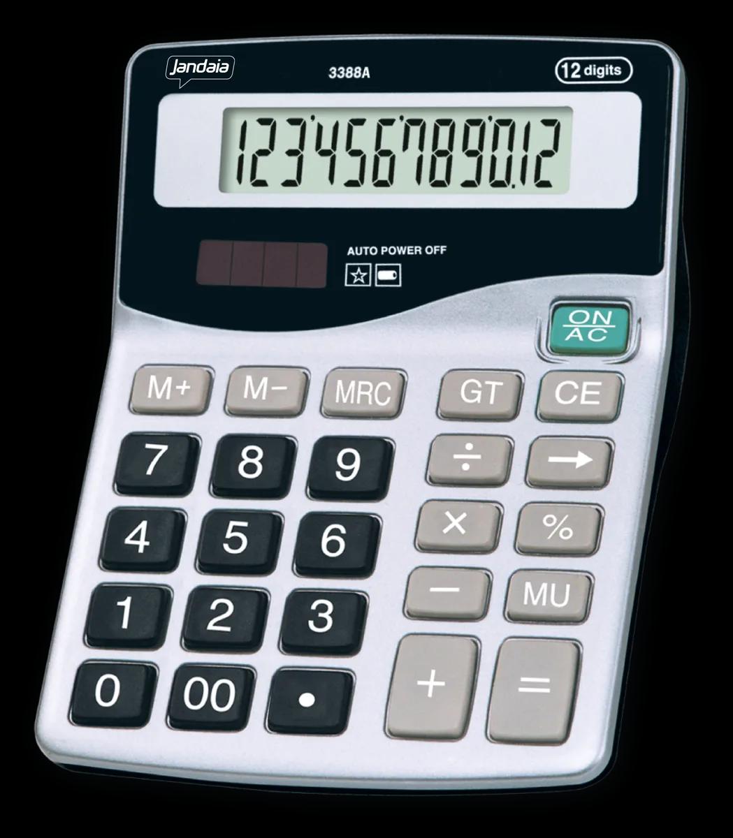 CALCULADORA DE MESA 12 DIGITOS SOLAR - JANDAIA — miniatura 2