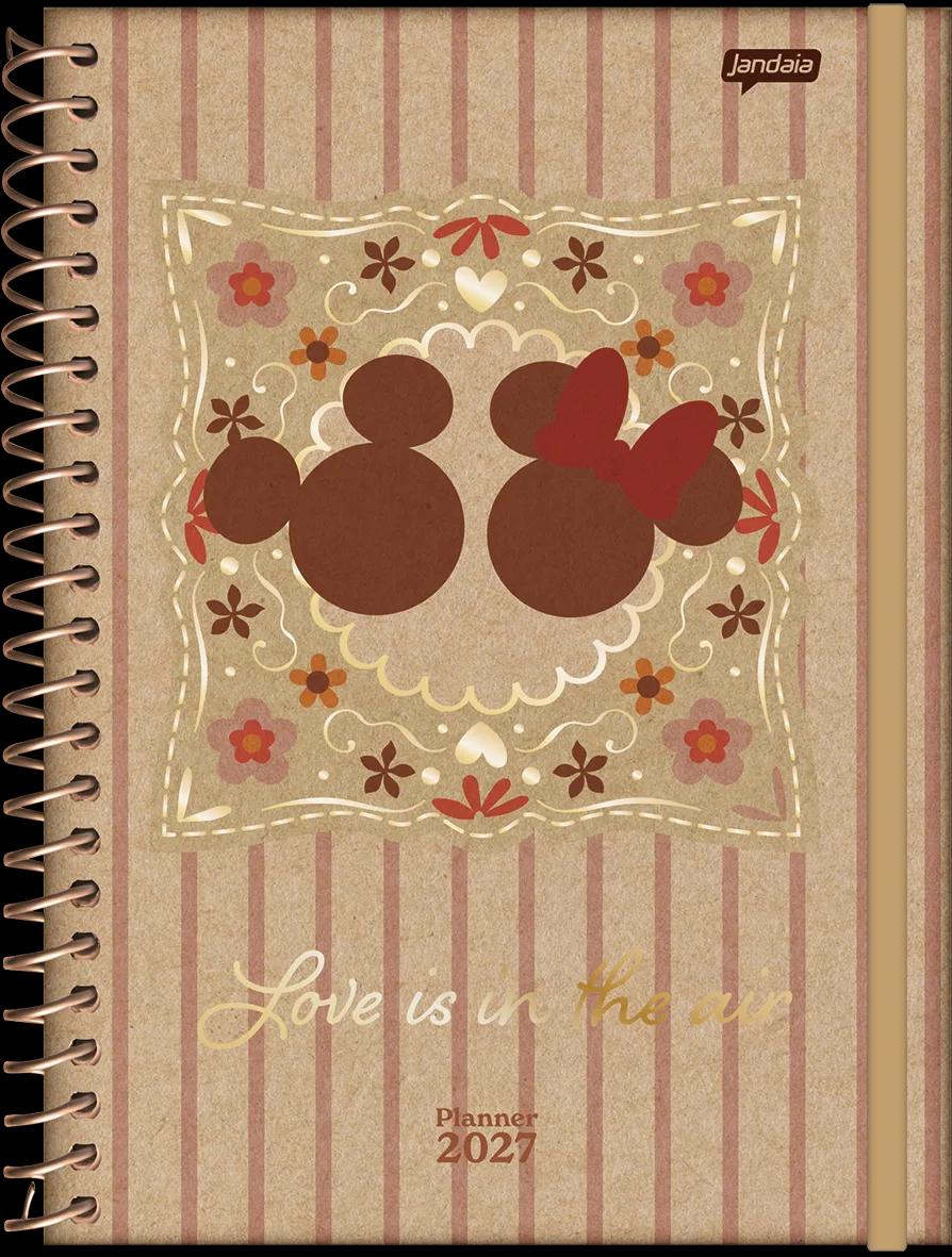 AGENDA PLANEJAMENTO ESPIRAL 175X242MM - MICKEY & MINNIE ARTS KRAFT — miniatura 3