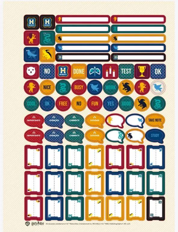 CADERNO NEODISC COLLEGE CAPA DURA 80 FOLHAS - HARYY POTTER — miniatura 2