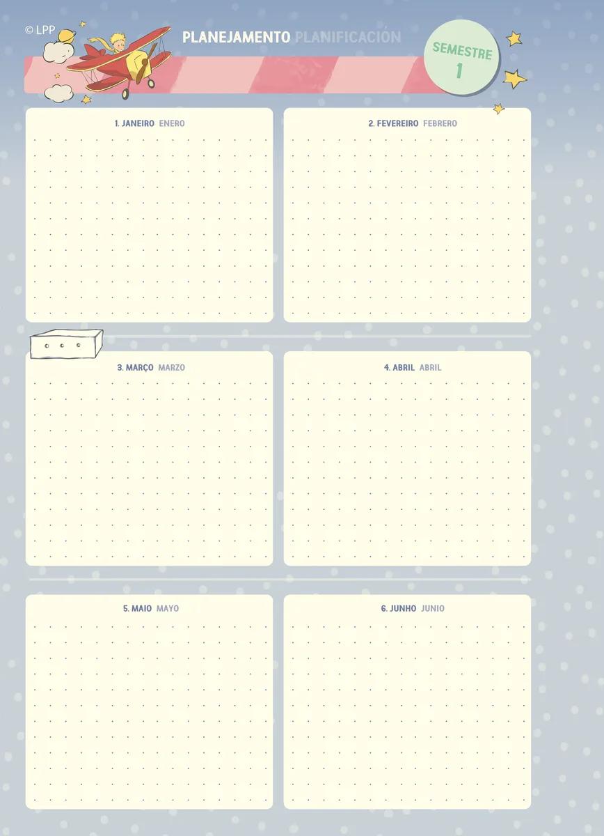 AGENDA PLANEJAMENTO ESPIRAL 175X242MM - O PEQUENO PRINCIPE — miniatura 7
