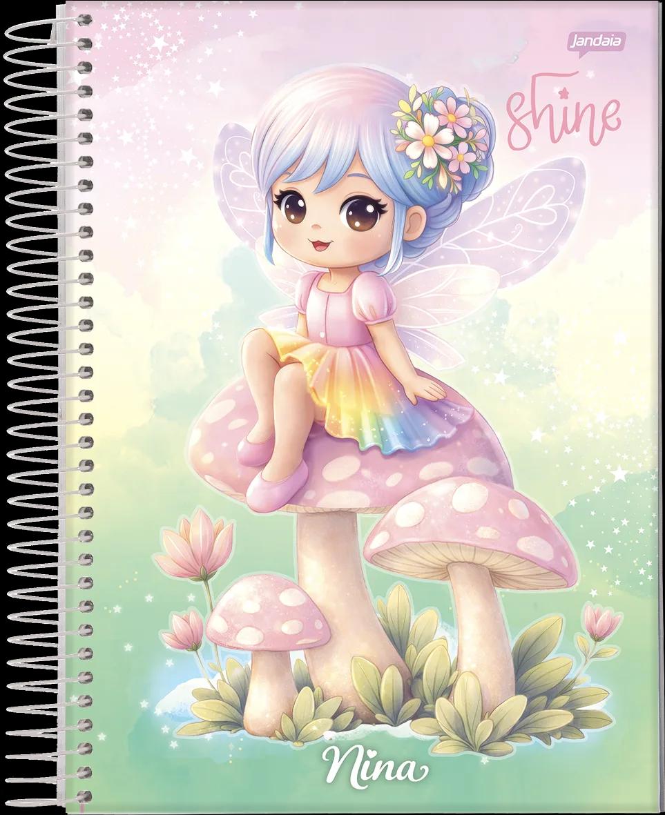 CADERNO ESPIRAL UNIVERSITÁRIO CAPA DURA 15 MATÉRIAS 240 FOLHAS - NINA — miniatura 3