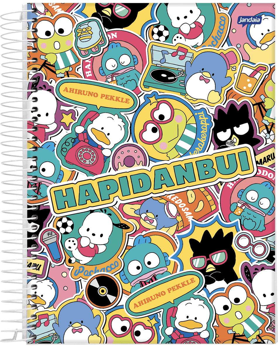 CADERNO ESPIRAL UNIVERSITÁRIO CAPA DURA 10 MATÉRIAS 160 FOLHAS - HAPIDANBUI — miniatura 2