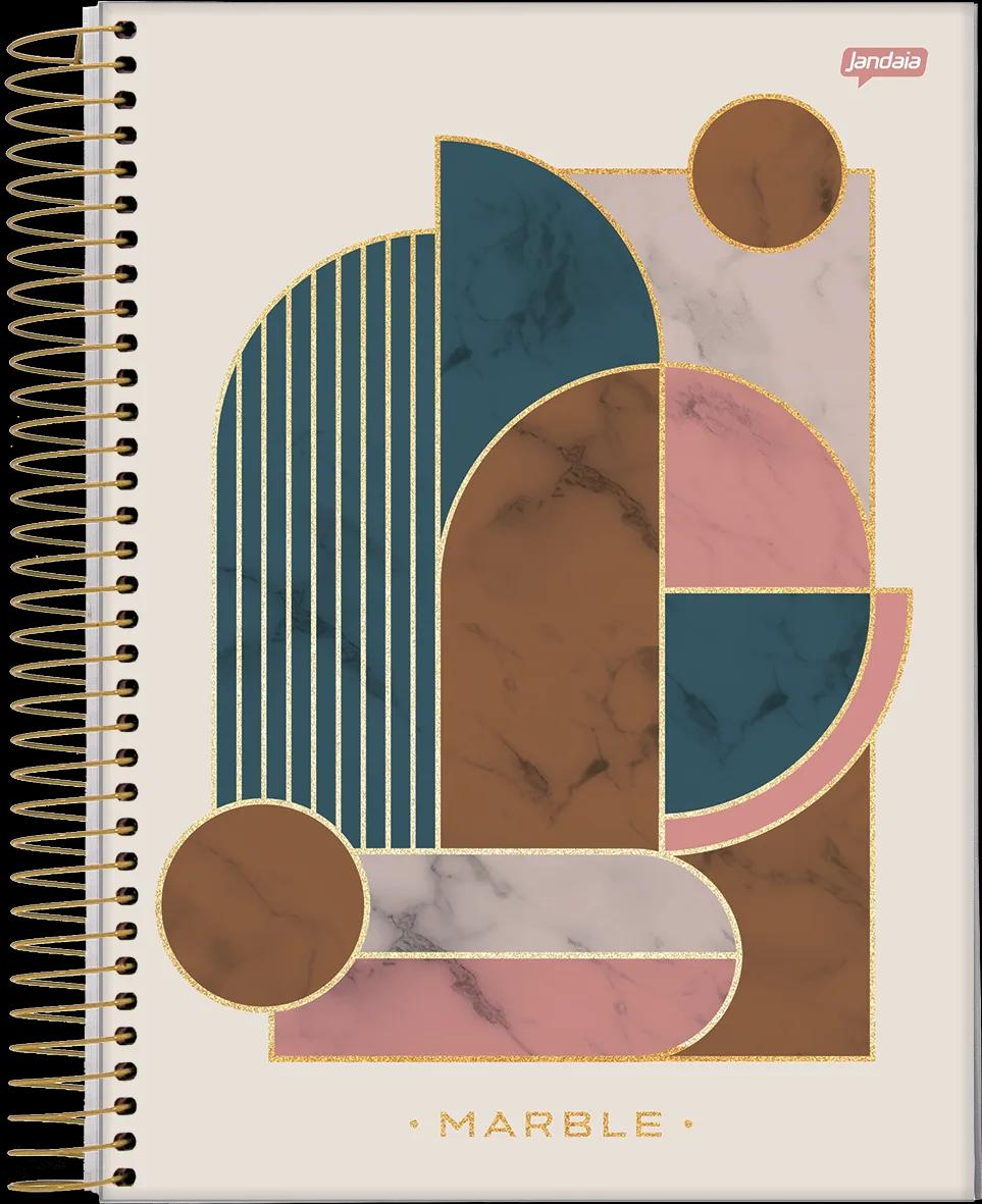 CADERNO ESPIRAL CAPA DURA 01 MATÉRIA COLLEGE - MARBLE — miniatura 3