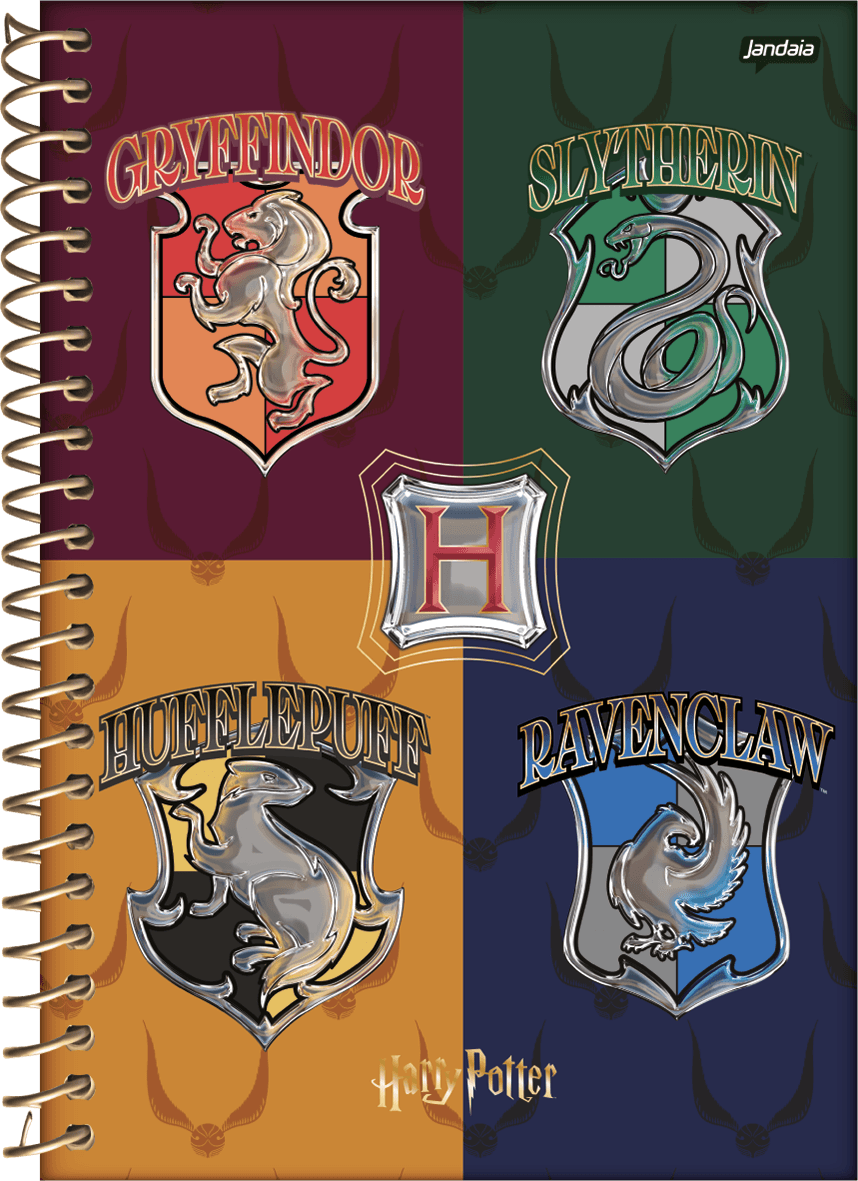 CADERNO ESPIRAL CAPA DURA 1/4 96 FOLHAS - HARRY POTTER — miniatura 4