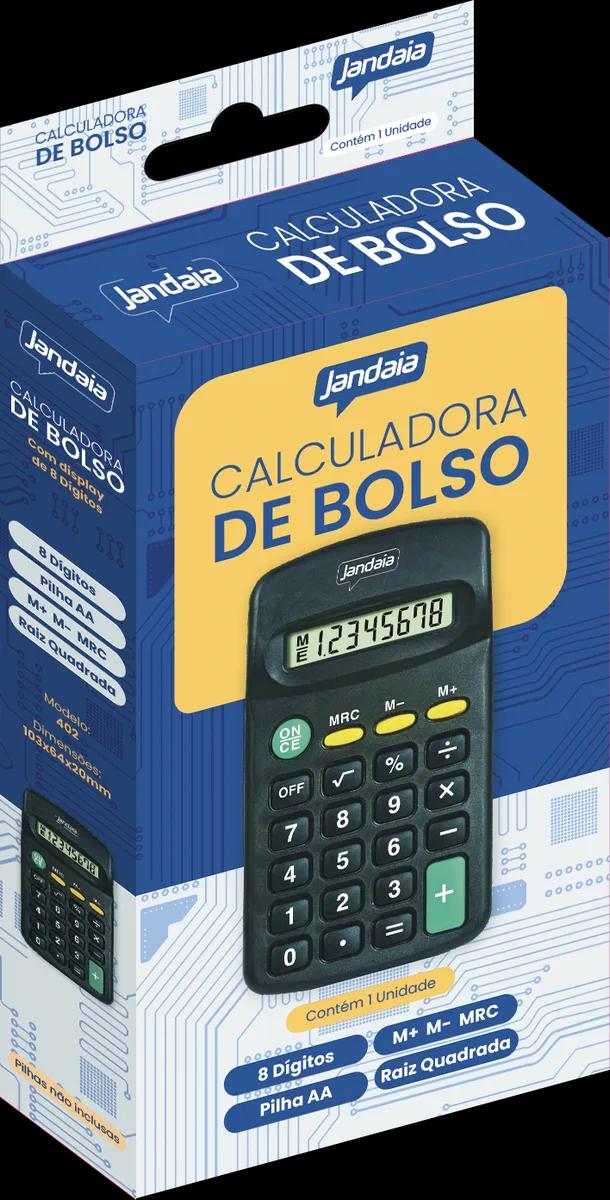 CALCULADORA BOLSO 8 DIGITOS - JANDAIA