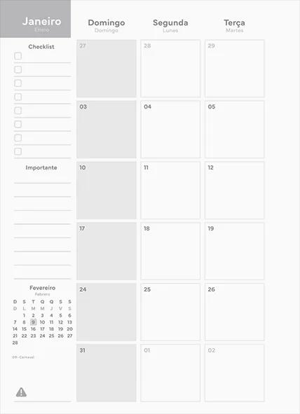 AGENDA PLANEJAMENTO ESPIRAL 175X242 - OFFICE — miniatura 3
