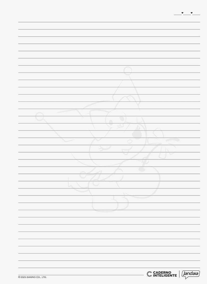 CADERNO INTELIGENTE REFIL UNIVERSITÁRIO 50FLS 01/PT KUROMI — miniatura 2