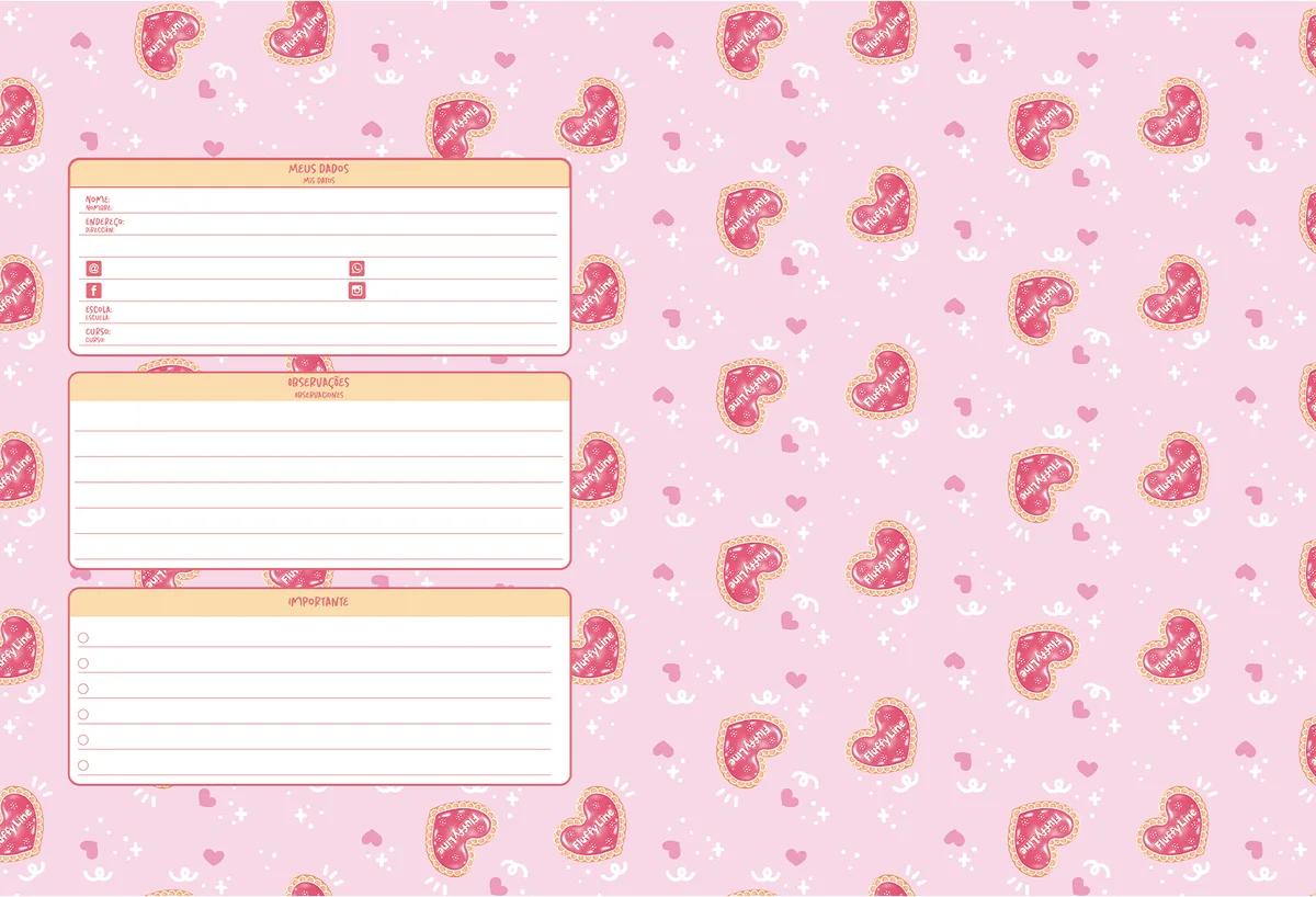 CADERNO BROCHURA CAPA DURA UNIVERSITÁRIO 80 FOLHAS - FLUFFY — miniatura 5