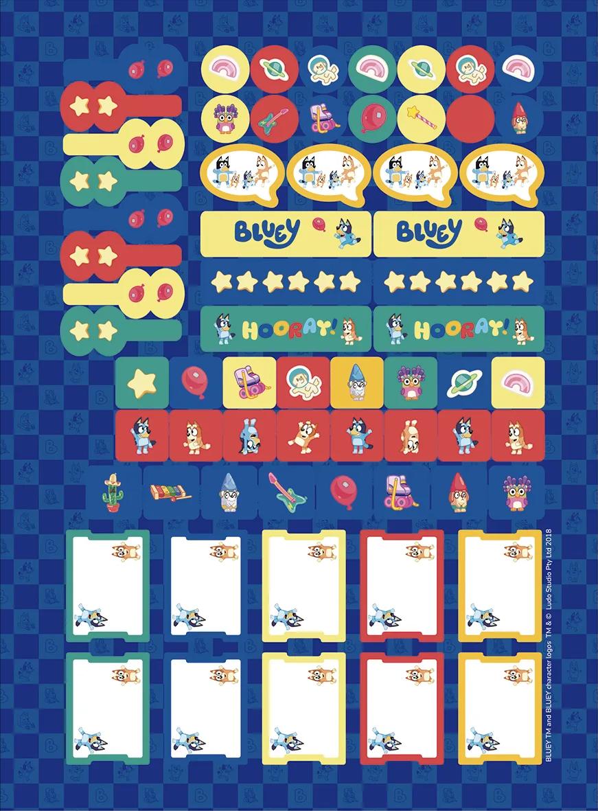 CADERNO ESPIRAL CAPA DURA 1/4 80 FOLHAS - BLUEY — miniatura 6