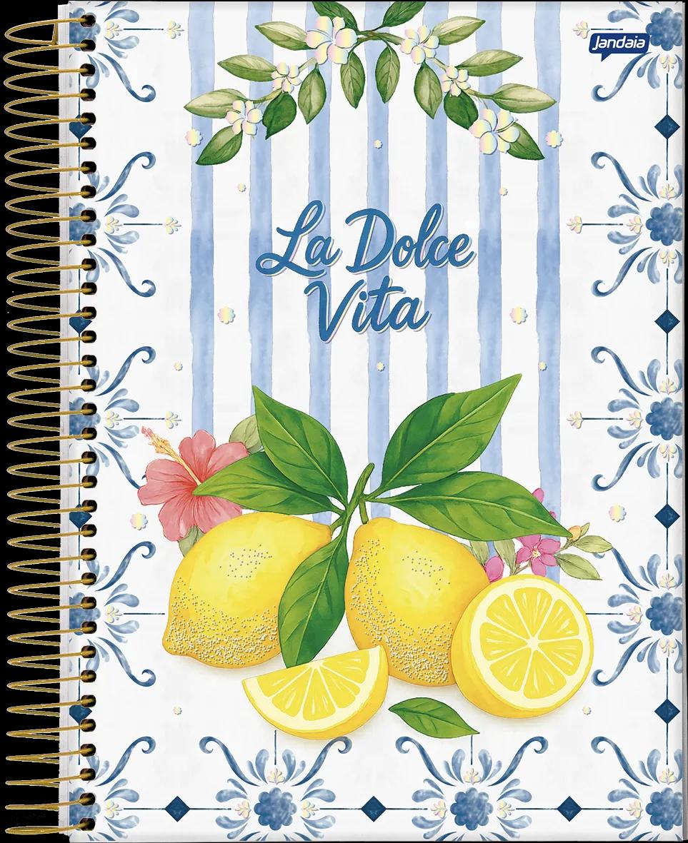 CADERNO ESPIRAL UNIV 200X275 15X1MM 240 FOLHAS - LA DOLCE VITA — miniatura 3