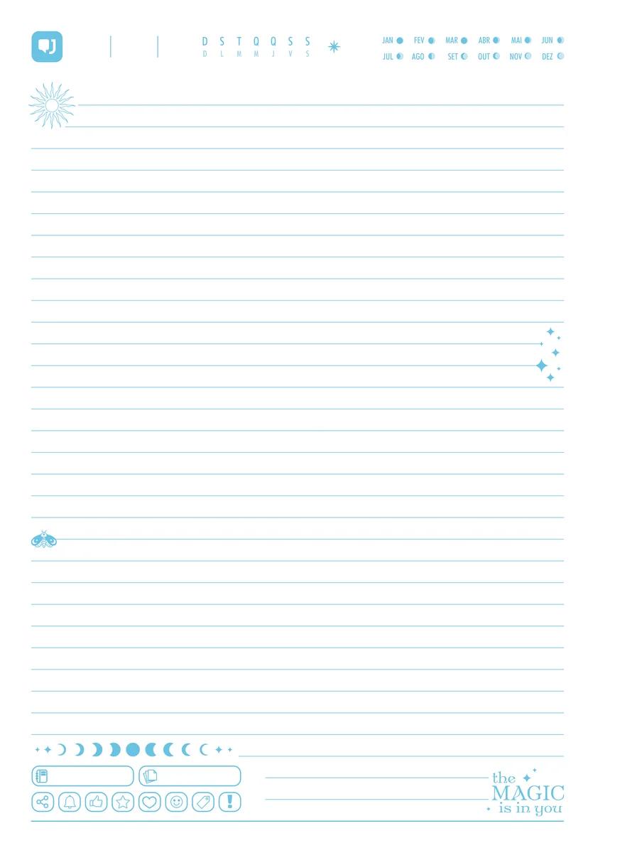 CADERNO ESPIRAL CAPA DURA 10 MATÉRIAS 160 FOLHAS COLLEGE - MYSTIC — miniatura 8