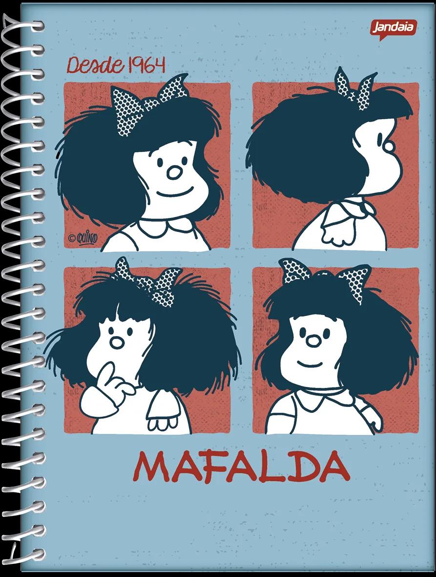 CADERNO ESPIRAL CAPA DURA 01 MATÉRIA COLLEGE - MAFALDA — miniatura 2