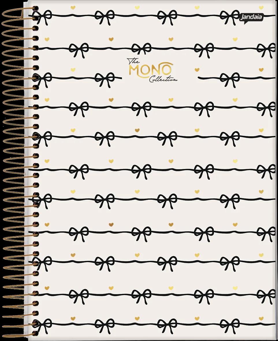 CADERNO ESPIRAL UNIVERSITÁRIO CAPA DURA 01 MATÉRIA 80 FOLHAS - MONO
