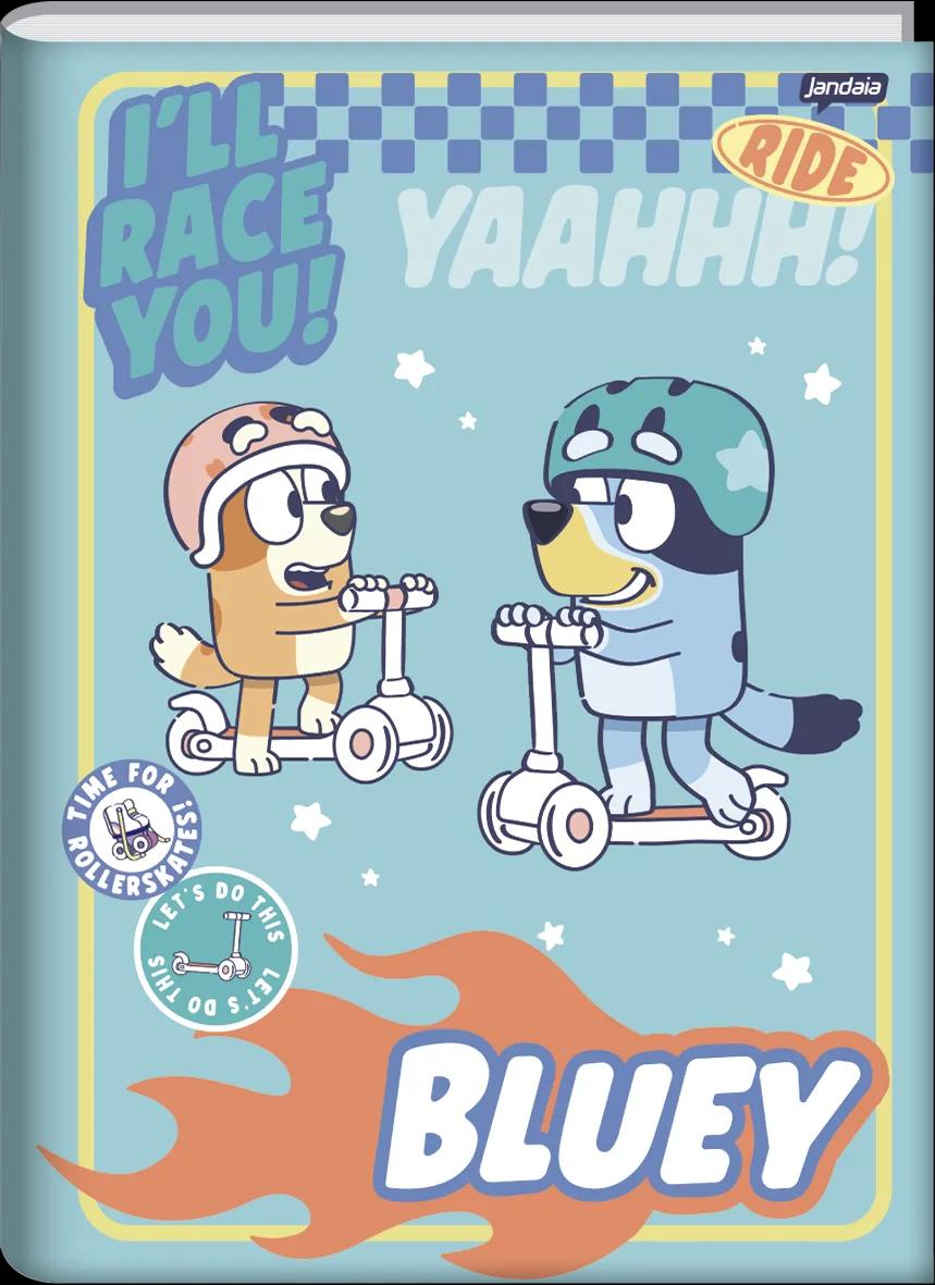 CADERNO BROCHURA CAPA DURA UNIVERSITÁRIO 80 FOLHAS - BLUEY — miniatura 3