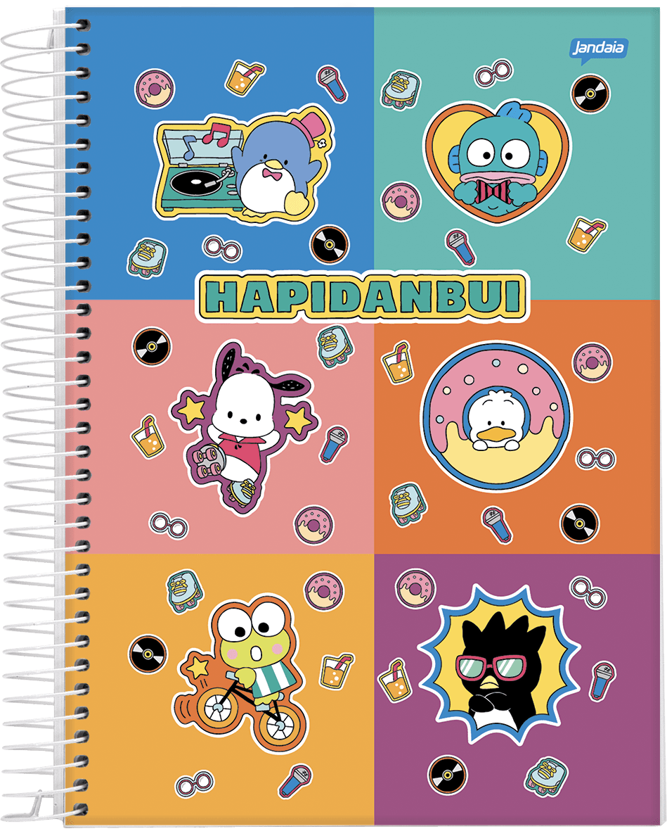 CADERNO ESPIRAL UNIVERSITÁRIO CAPA DURA 10 MATÉRIAS 160 FOLHAS - HAPIDANBUI — miniatura 3