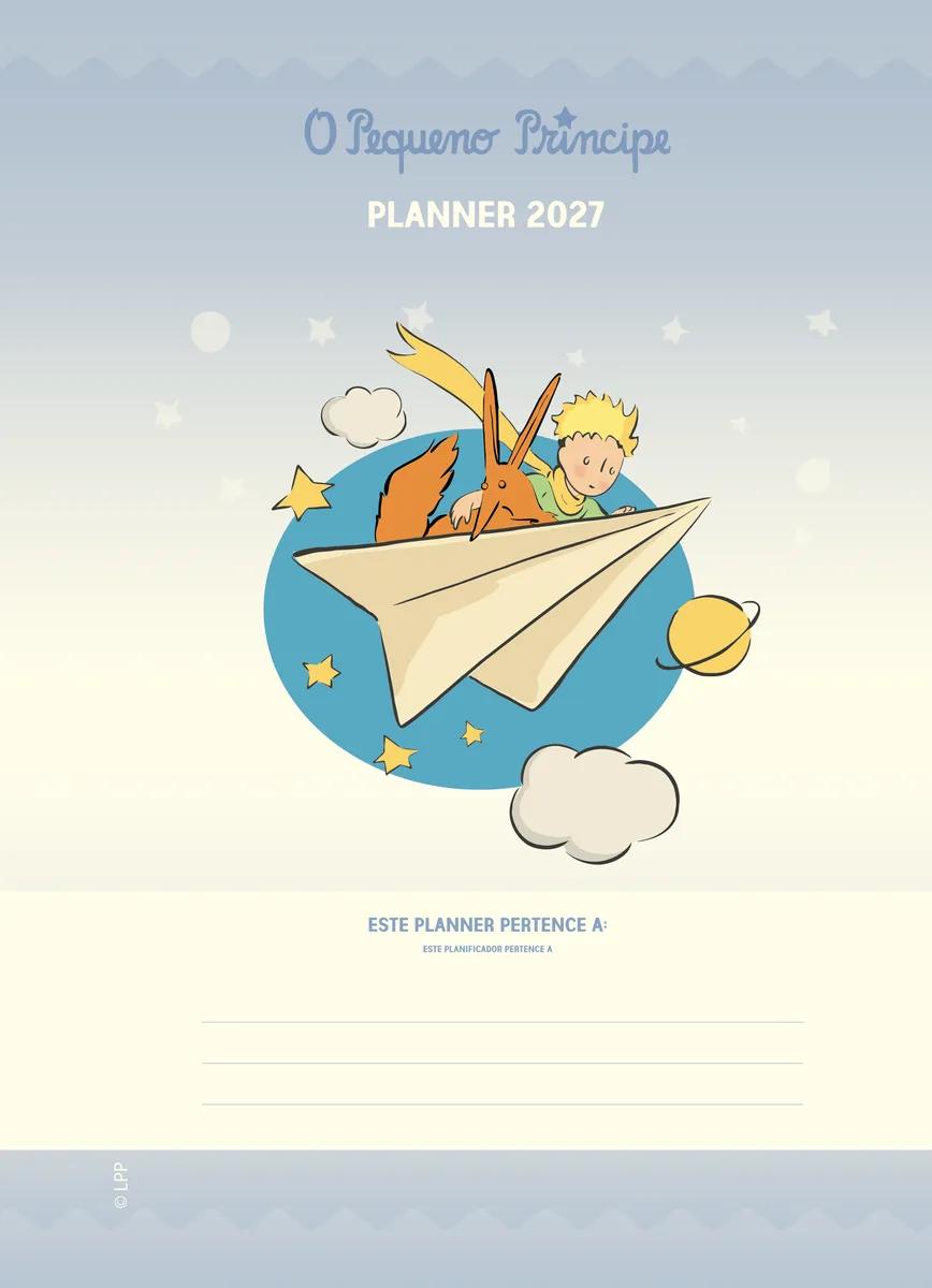 AGENDA PLANEJAMENTO ESPIRAL 175X242MM - O PEQUENO PRINCIPE