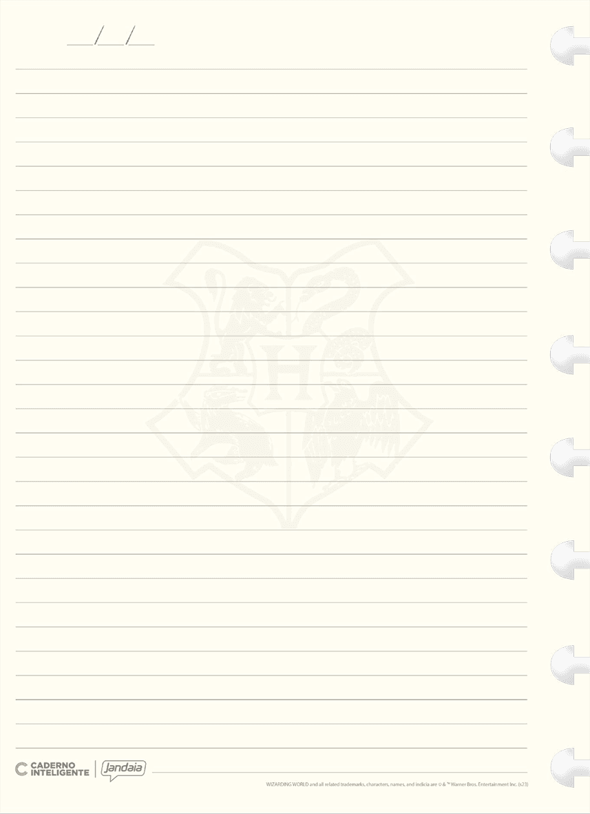 CADERNO INTELIGENTE REFIL 172X231MM 50FLS 01/PT HARRY POTTER — miniatura 2