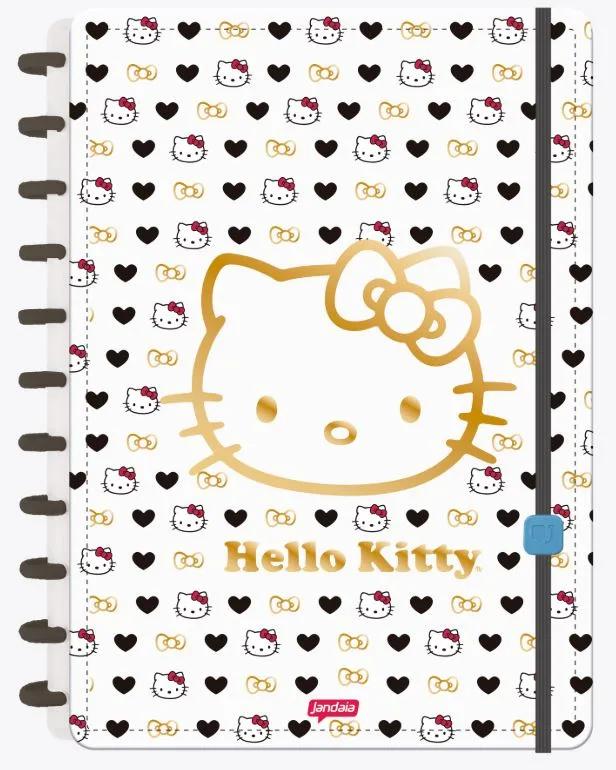CADERNO NEODISC UNIVERSITÁRIO CAPA DURA 80 FOLHAS - HELLO KITTY