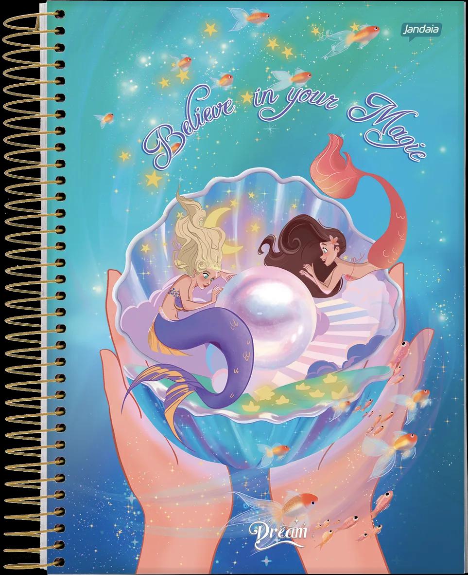 CADERNO ESPIRAL UNIVERSITÁRIO CAPA DURA 15 MATÉRIAS 240 FOLHAS - DREAM — miniatura 2