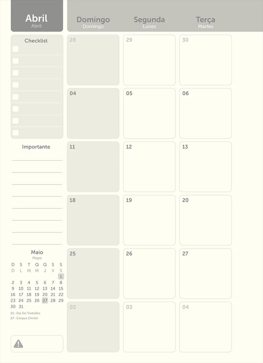 AGENDA PLANEJAMENTO GARRA NEO 175X242MM 80FLS - KRAFT GOLD — miniatura 4