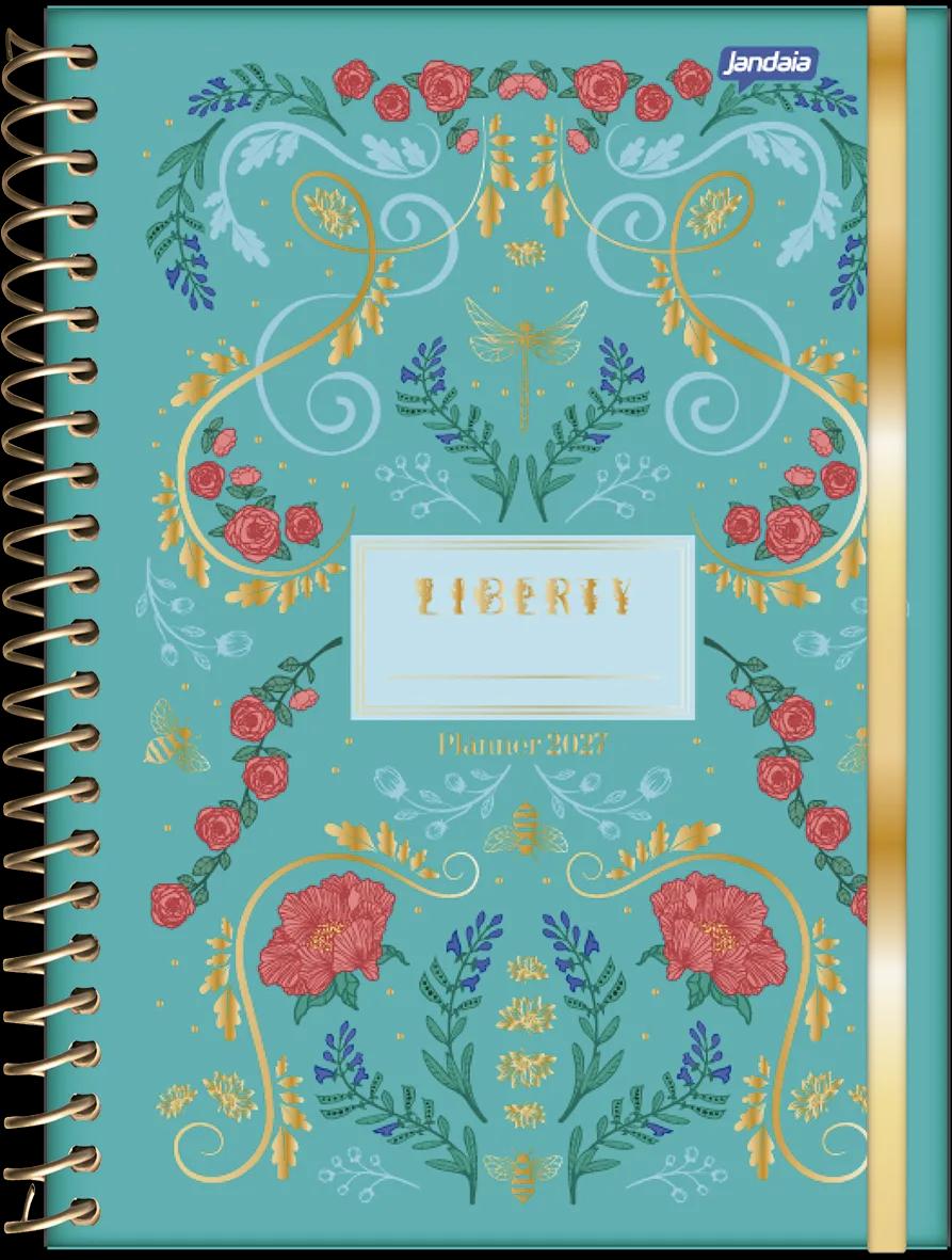 AGENDA PLANEJAMENTO ESPIRAL 175X242MM 80 FOLHAS - LIBERTY — miniatura 4