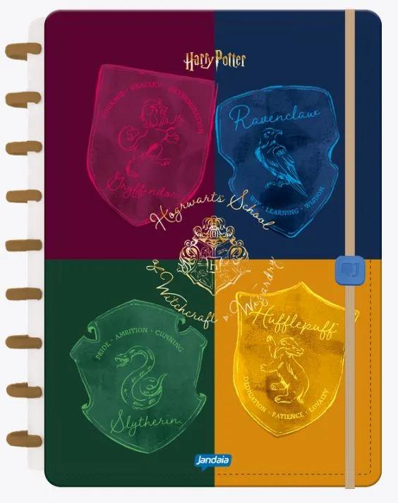 CADERNO NEODISC COLLEGE CAPA DURA 80 FOLHAS - HARYY POTTER