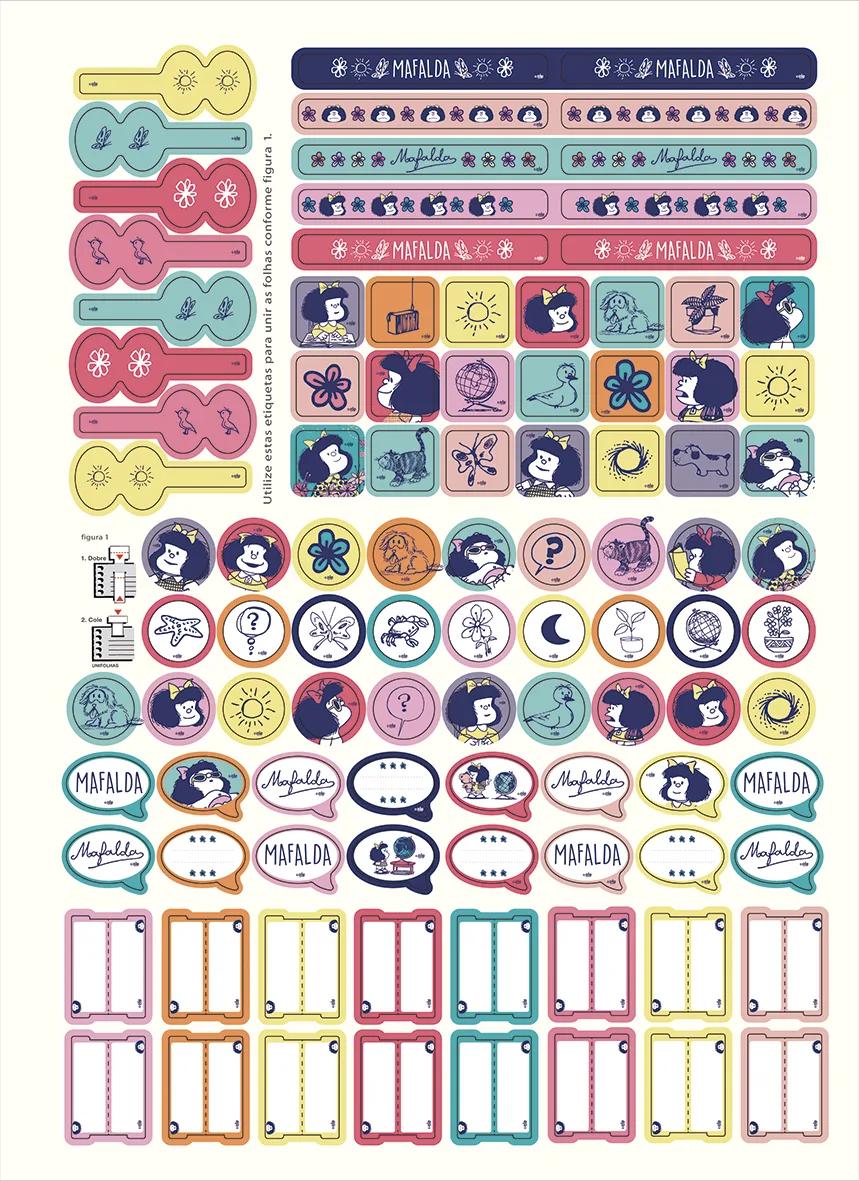 CADERNO ESPIRAL UNIVERSITÁRIO CAPA DURA 01 MATÉRIA 80 FOLHAS - MAFALDA — miniatura 6