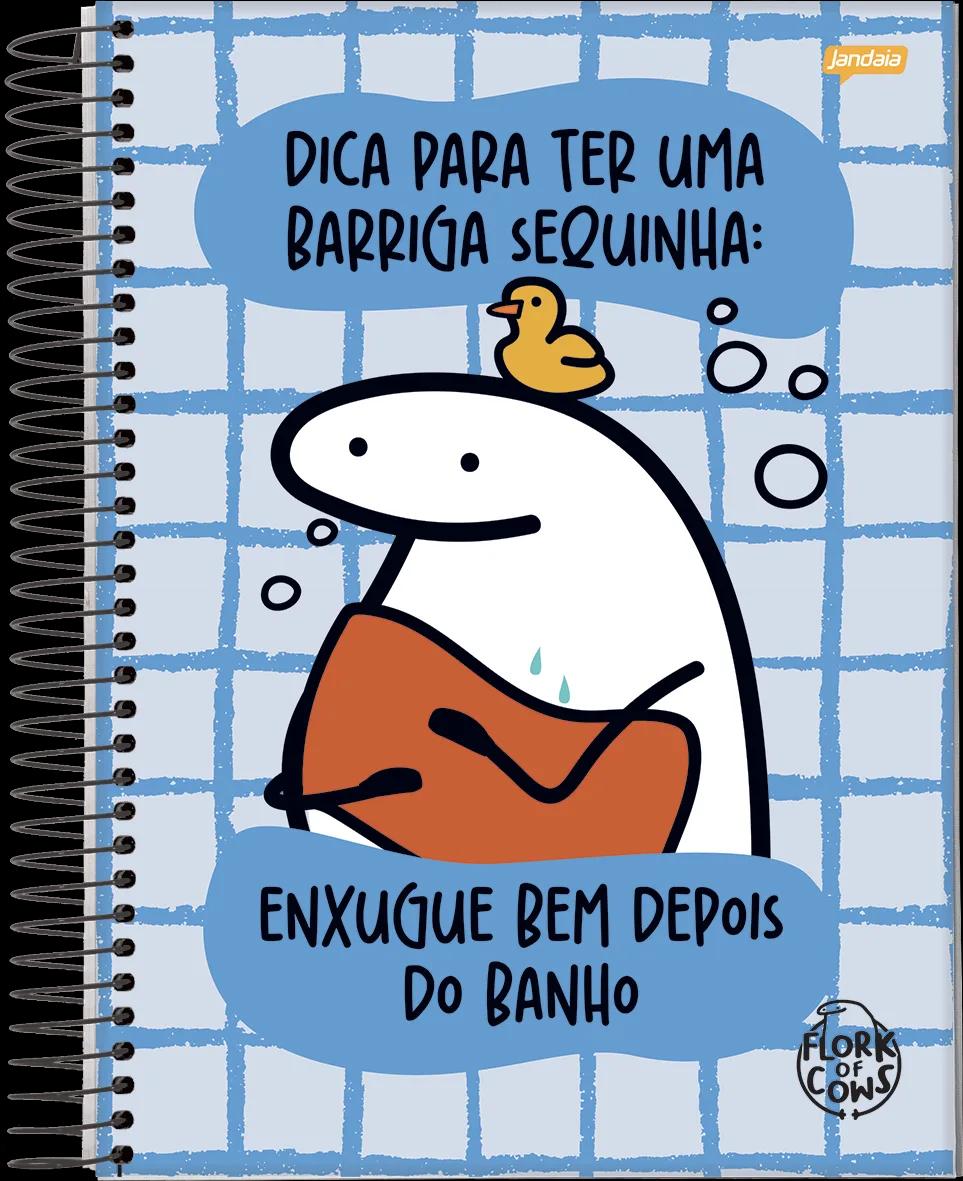 CADERNO ESPIRAL CAPA DURA 1/4 80 FOLHAS - FLORK — miniatura 2