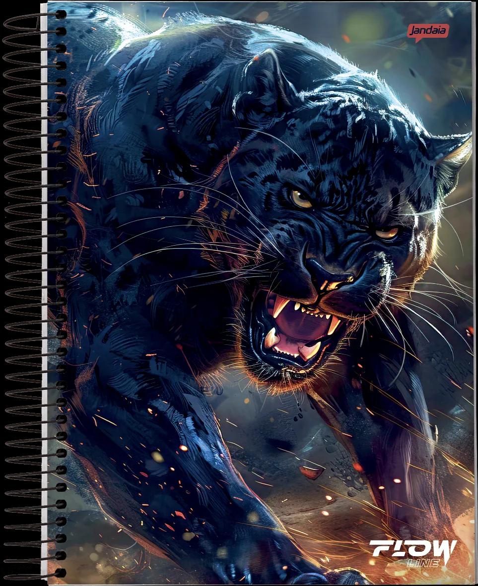 CADERNO ESPIRAL 1/8 CAPA DURA 80 FOLHAS - FLOW — miniatura 3