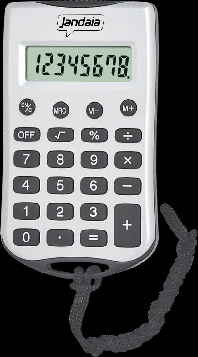 CALCULADORA BOLSO COM CORDÃO 8 DIGITOS - JANDAIA — miniatura 2