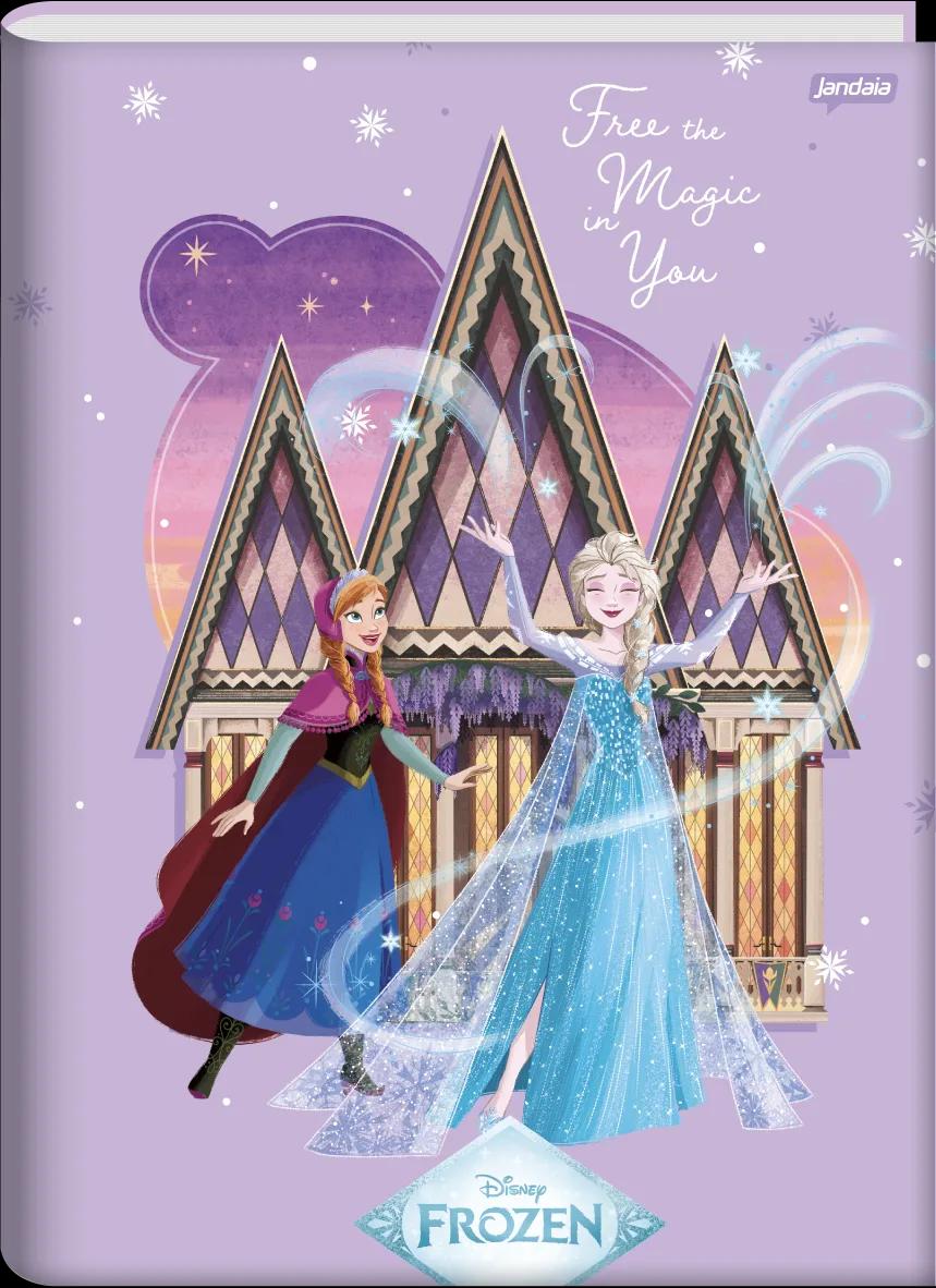 CADERNO BROCHURA CAPA DURA UNIVERSITÁRIO 80 FOLHAS - FROZEN — miniatura 4